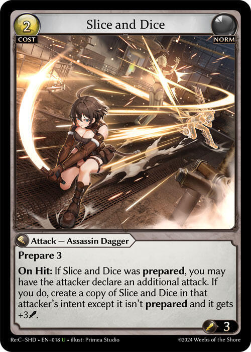 Slice and Dice, Tristan Re:Collection, Shadowdancer 018