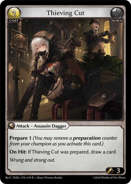 Thieving Cut, Tristan Re:Collection, Shadowdancer 019