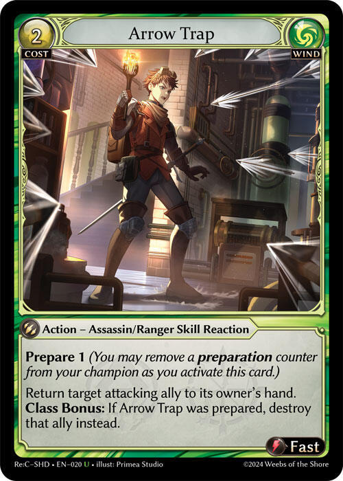 Arrow Trap, Tristan Re:Collection, Shadowdancer 020