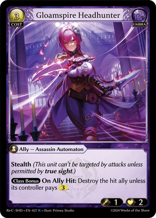 Gloamspire Headhunter, Tristan Re:Collection, Shadowdancer 027
