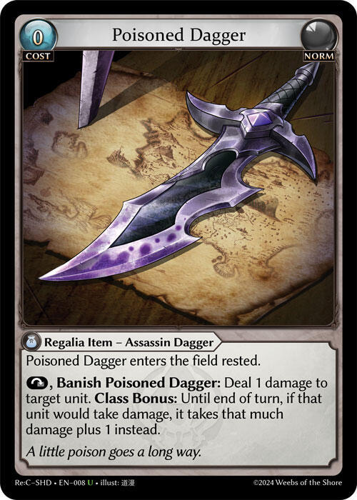 Poisoned Dagger, Tristan, Shadowdancer Re:Collection Lite 008