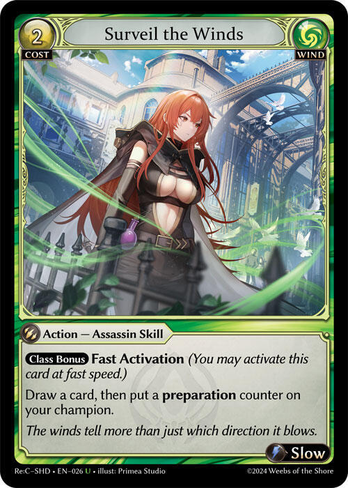 Surveil the Winds, Tristan, Shadowdancer Re:Collection Lite 026
