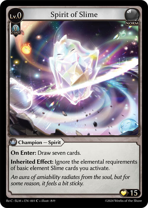 Spirit of Slime, Silvie Re:Collection, Slime Sovereign 001
