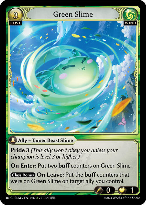 Green Slime, Silvie Re:Collection, Slime Sovereign 026