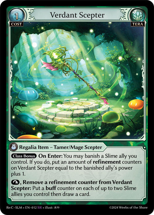 Verdant Scepter, Silvie, Slime Sovereign Re: Collection Lite 012