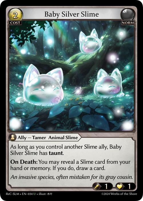 Baby Silver Slime, Silvie, Slime Sovereign Re: Collection Lite 013