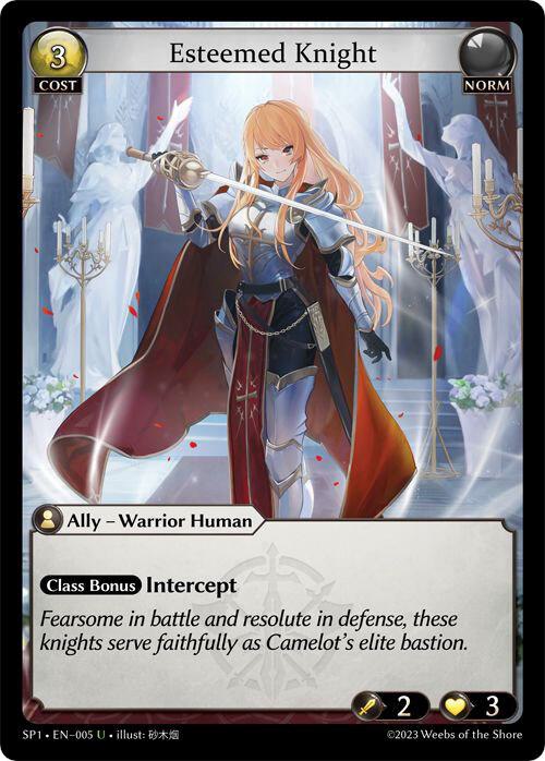 Esteemed Knight, Supporter Pack 1 005