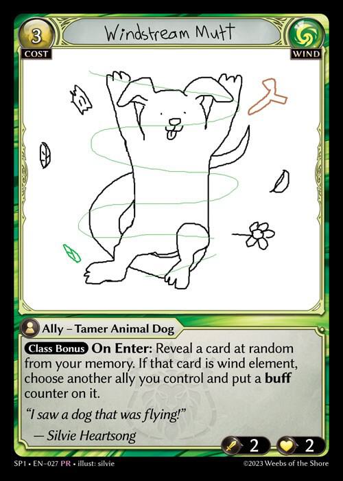 Windstream Mutt, Supporter Pack 1 027