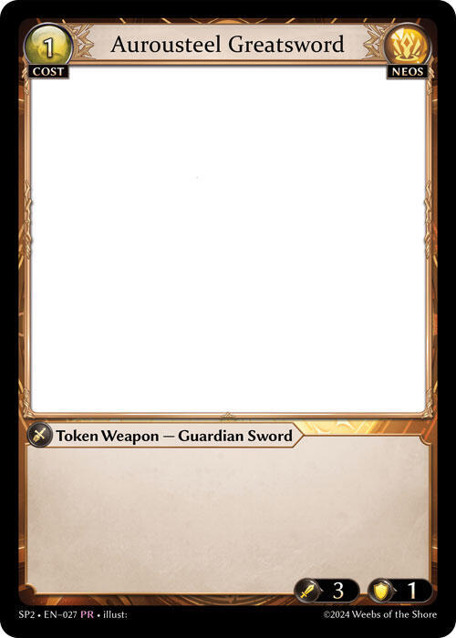 Aurousteel Greatsword, Supporter Pack 2 027