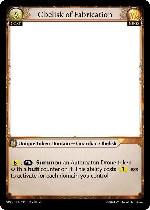 Obelisk of Fabrication, Supporter Pack 2 033