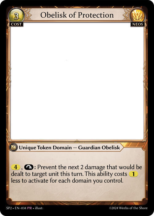 Obelisk of Protection, Supporter Pack 2 034