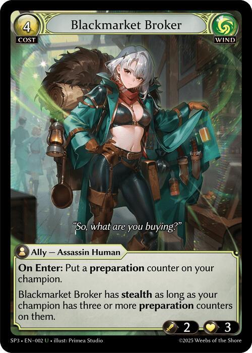 Blackmarket Broker, Supporter Pack 3 002