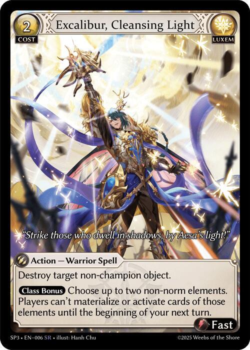 Excalibur, Cleansing Light, Supporter Pack 3 006