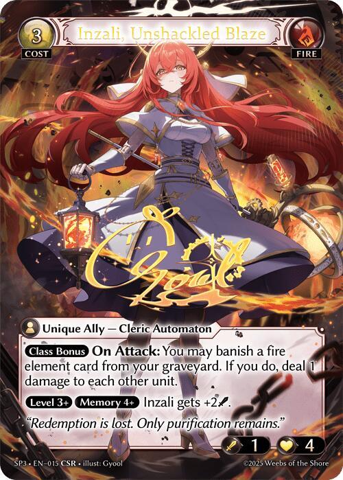 Inzali, Unshackled Blaze (CSR), Supporter Pack 3 015