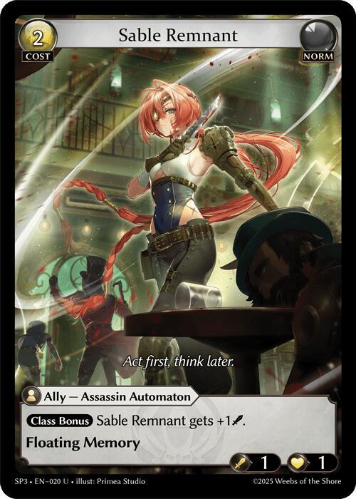 Sable Remnant, Supporter Pack 3 020