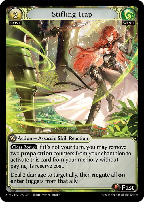 Stifling Trap, Supporter Pack 3 022