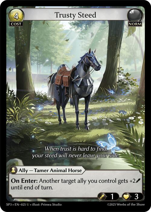 Trusty Steed, Supporter Pack 3 025