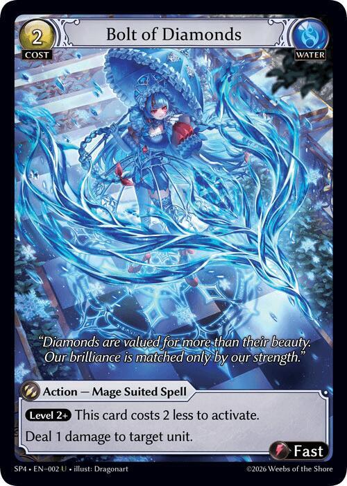 Bolt of Diamonds (Curio Foil), Supporter Pack 4 002