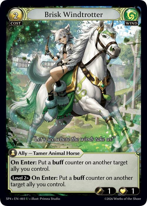 Brisk Windtrotter (Curio Foil), Supporter Pack 4 003