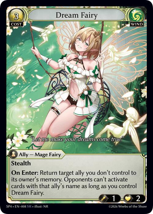 Dream Fairy (Curio Foil), Supporter Pack 4 008