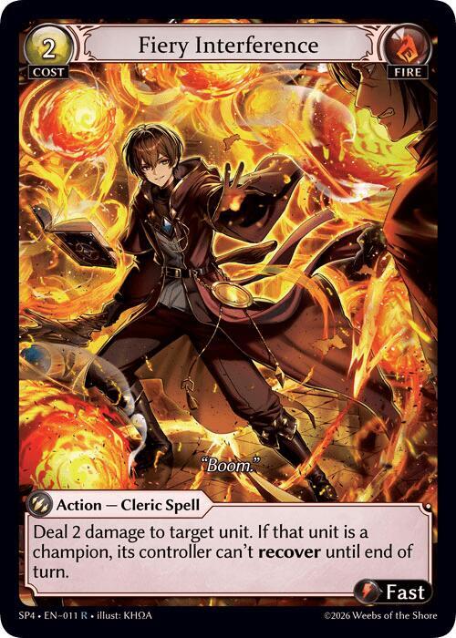Fiery Interference, Supporter Pack 4 011