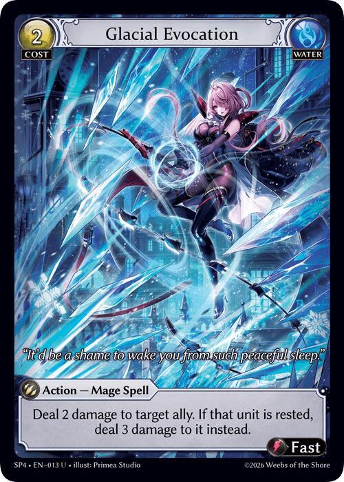 Glacial Evocation (Curio Foil), Supporter Pack 4 013