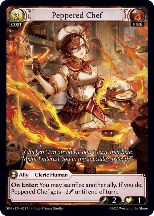 Peppered Chef (Curio Foil), Supporter Pack 4 022