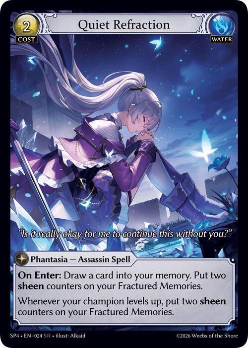 Quiet Refraction (Curio Foil), Supporter Pack 4 024