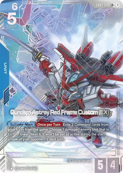 Gundam Astray Red Frame Custom (EX) (LR+), Eternal Nexus EB01-001