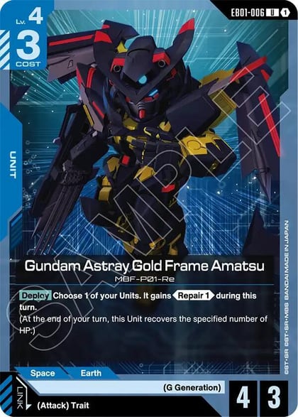 Gundam Astray Gold Frame Amatsu, Eternal Nexus EB01-006