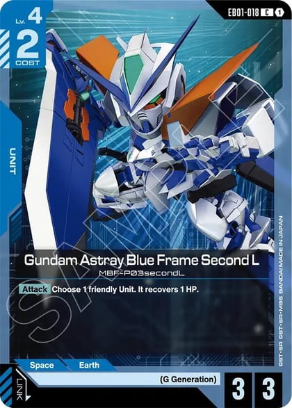 Gundam Astray Blue Frame Second L, Eternal Nexus EB01-018