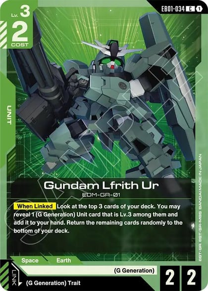 Gundam Lfrith Ur, Eternal Nexus EB01-034