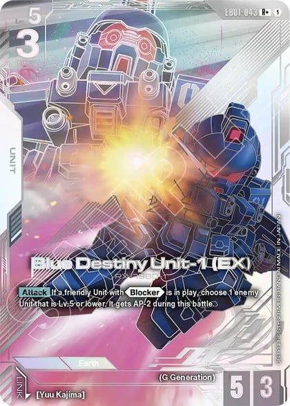 Blue Destiny Unit-1 (EX) (R+), Eternal Nexus EB01-043