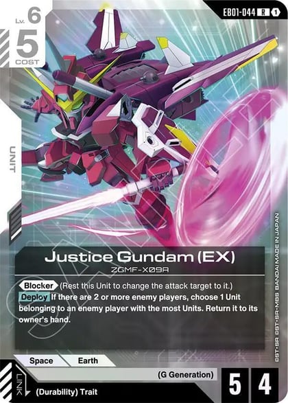 Justice Gundam (EX), Eternal Nexus EB01-044