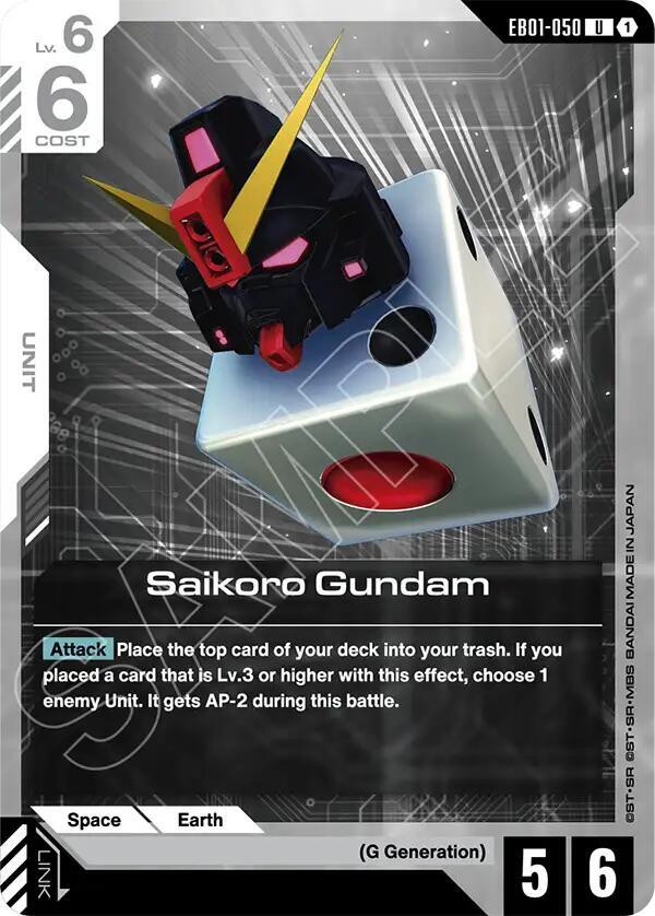 Saikoro Gundam, Eternal Nexus EB01-050