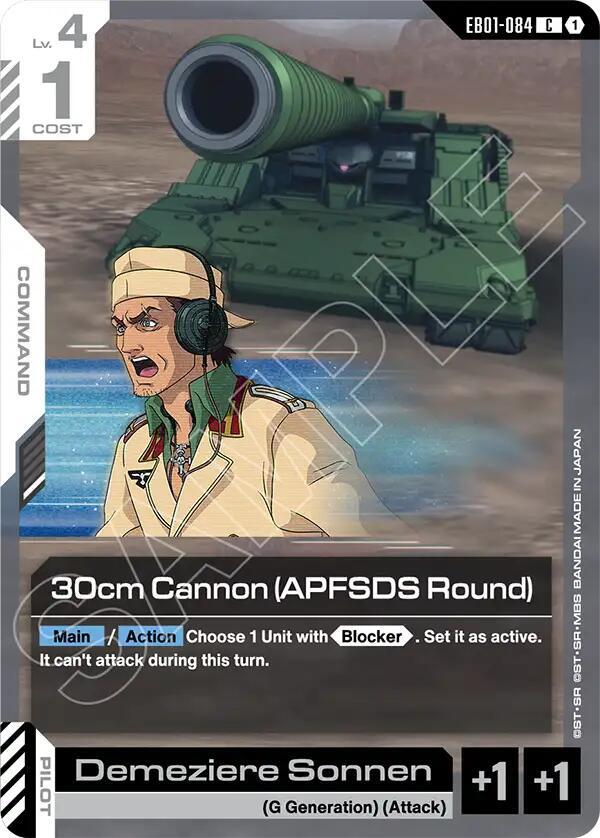 30cm Cannon (APFSDS Round), Eternal Nexus EB01-084