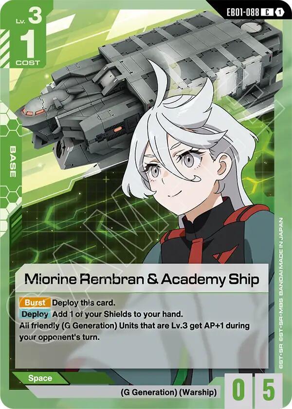 Miorine Rembran & Academy Ship, Eternal Nexus EB01-088