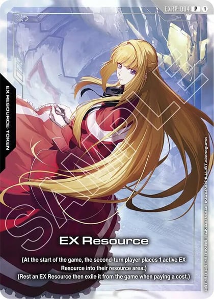 EX Resource (EXRP-004) (Premium Card Collection Gundam Assemble - PC01A), Promotional EX Resource Tokens EXRP-004
