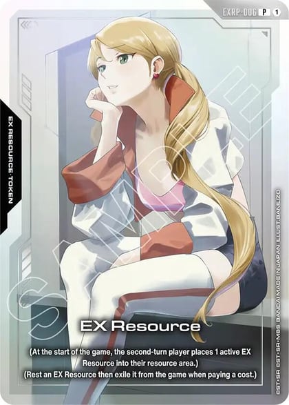 EX Resource (EXRP-006) (Premium Card Collection Gundam Assemble - PC01A), Promotional EX Resource Tokens EXRP-006