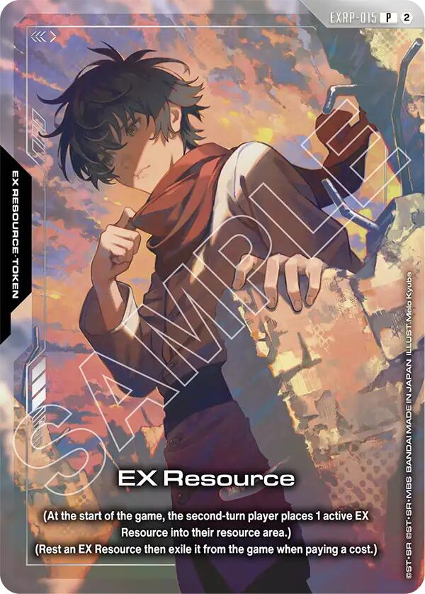 EX Resource (EXRP-015) (Playmat & Card Set - Mobile Suit Gundam 00), Promotional EX Resource Tokens EXRP-015