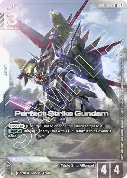 Perfect Strike Gundam (Premium Card Collection), Gundam Promotional Cards GD01-068