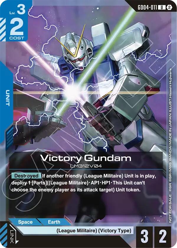 Victory Gundam (Store Tournament Participation Pack 06), Gundam Promotional Cards GD04-011