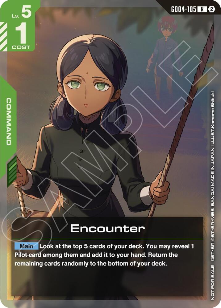 Encounter (Event Pack 02), Gundam Promotional Cards GD04-105