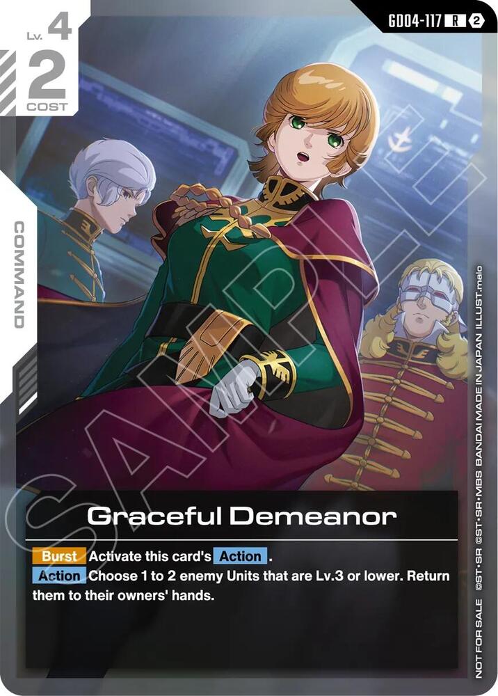 Graceful Demeanor (Newtype Challenge 2026 Mission 4), Gundam Promotional Cards GD04-117
