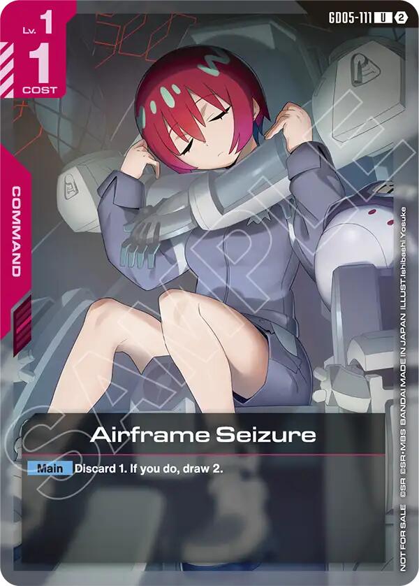 Airframe Seizure (Store Tournament Participation Pack 06), Gundam Promotional Cards GD05-111
