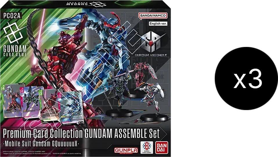 Premium Card Collection GUNDAM ASSEMBLE Display - Mobile Suit Gundam: GQuuuuuuX- [PC02A], Gundam Promotional Cards P679516