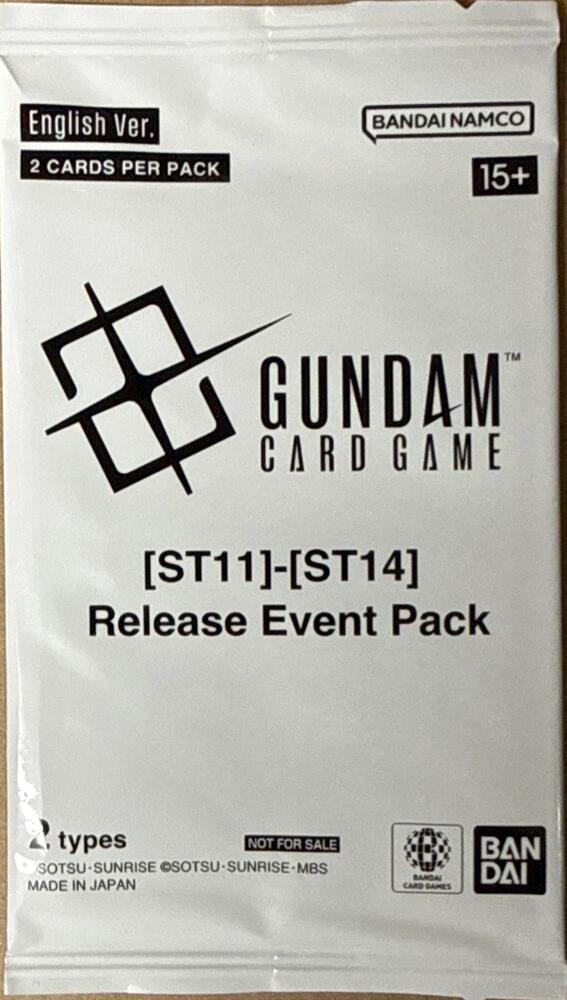 ST11-ST14 Release Event Pack, Gundam Promotional Cards P722741