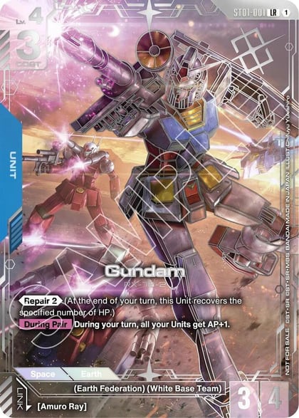 Gundam (Regional Championship 2nd Place), Gundam Promotional Cards ST01-001