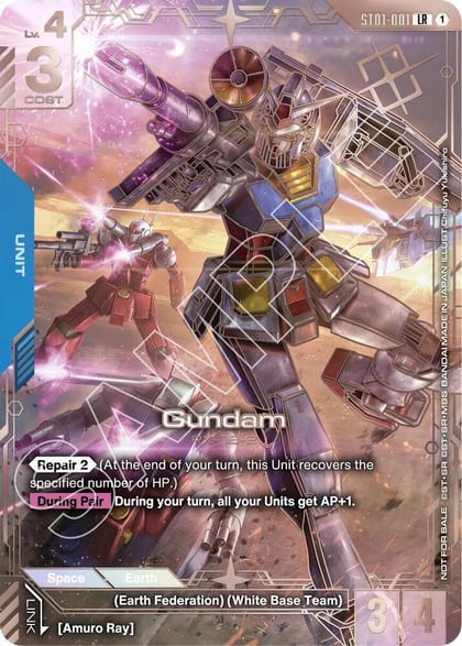 Gundam (Regional Championship 3rd Place), Gundam Promotional Cards ST01-001