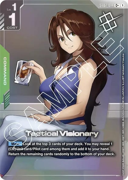 Tactical Visionary (Store Tournament Winner Pack 03), Gundam Promotional Cards ST07-014